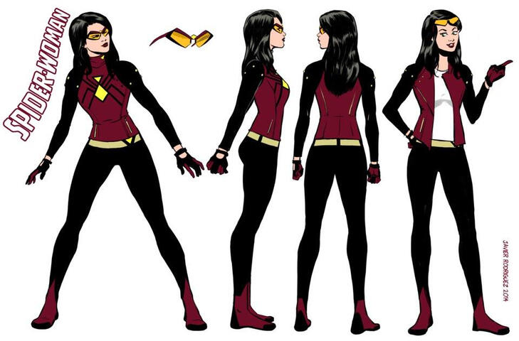 Uniforme moderno Jessica Drew